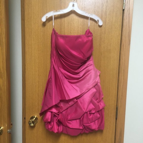 David’s Bridal Onyx Night Ombre Dress - Picture 2 of 3